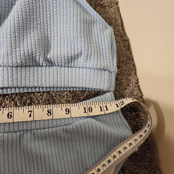 LILOSY 2 piece Bikini High Waisted/ Tummy Control /Ribbed/ Brazilian - Picture 7 of 12